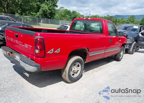 2004 Chevrolet Silverado Work Truck из США, поврежденный, VIN 1GCEK14V24Z178084